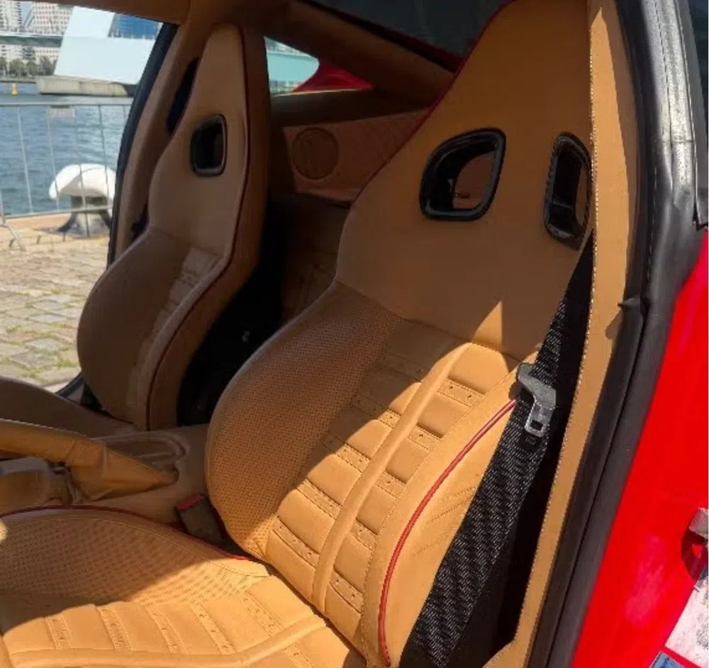 Ferrari met veel kilometers